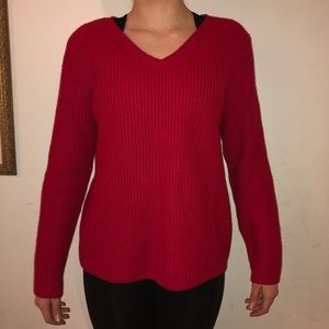 Lands’ End Red Sweater
